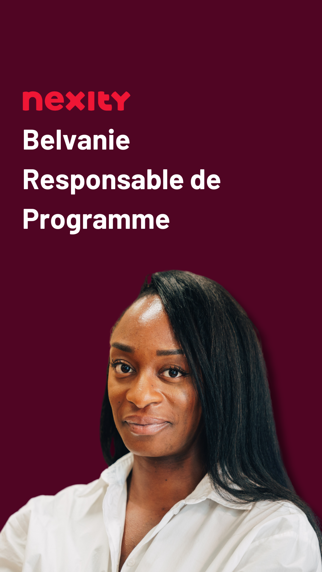 Portrait de Belvanie, Responsable de programme chez Nexity